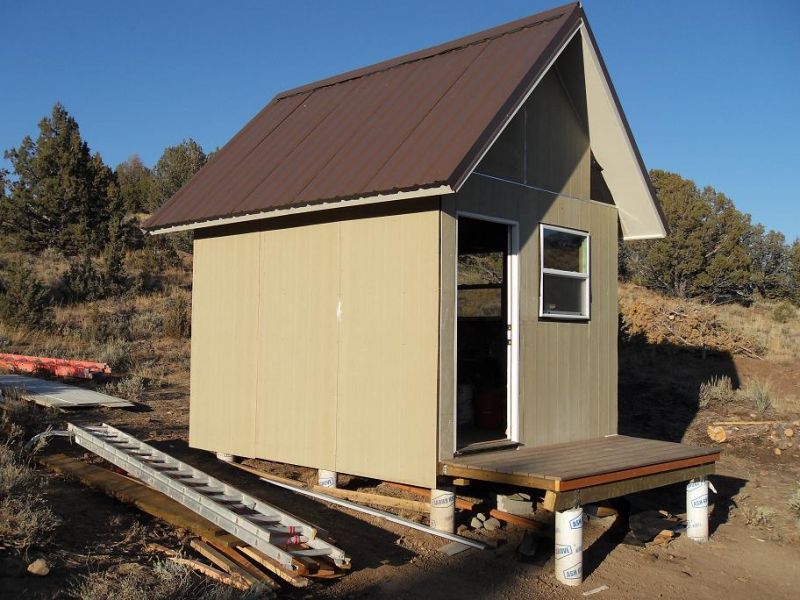 10x12 shed w/loft - small cabin forum 1