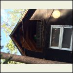 Removing old mattresses from bunkhouse attic...yuck