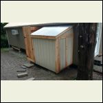 Lean to and Outdoor shower Lean to and Outdoor shower