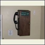Telephone case as a medicine cabinet