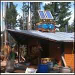 Solar Panels on water tank