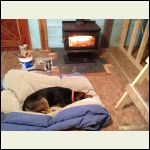 Nothing beats a warm fire for old achy bones!