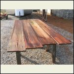 Salvaged pine for the interior Salvaged pine for the interior