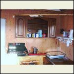 The inside kitchen area (we do most cooking outside on the grill).