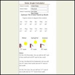 Eau Claire WI Optimal Solar Angles