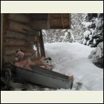 Christmas cowboy bath