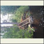 Stairs to overcome our rugged shoreline Stairs to overcome our rugged shoreline