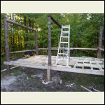 Beams going on Beams going on