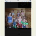 Kids in sauna