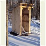 Stump Ranch Outhouse - Redesigned based on orders from the boss!