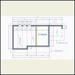 Loft Windows and Ceiling Beam Plan