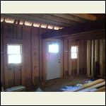 Inside. Future stairwell on right. Inside. Future stairwell on right.