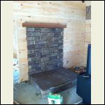 Installation of hearth stones