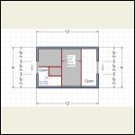 Loft Plan Beams B