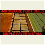 Paver/stone walkway