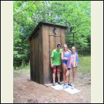 Kids and Outhouse