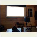 Off grid movie night!