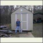 me & the first Shed kit.