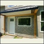 Exterior ledger stone