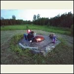 Donut deck and firepit