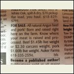 Rural meat deals.