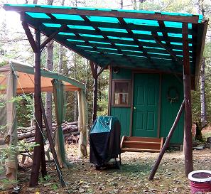 Building Small Cabin - Veranda / Gazebo Picture