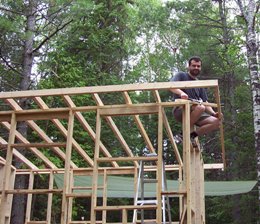 Building of the Small Cabin Picture